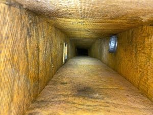 Ductwork Cleaning Before - Duct and AC Masters