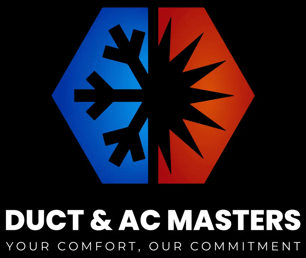 Duct & AC Masters LLC logo with tagline for HVAC services