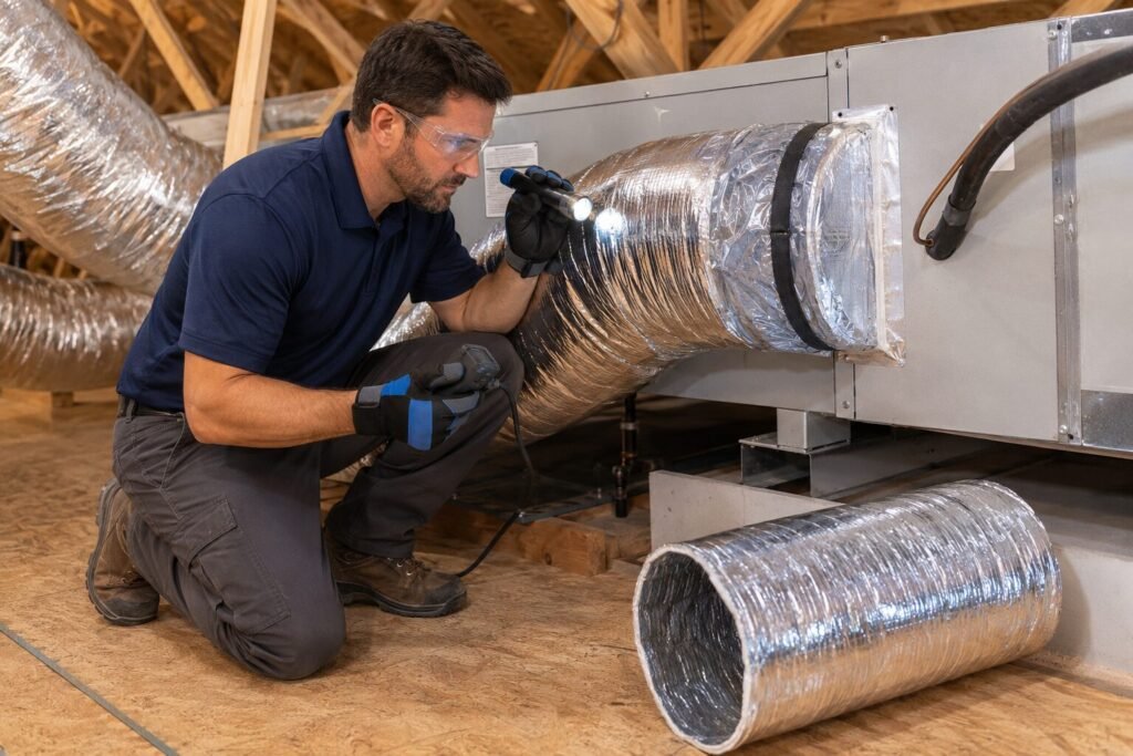 HVAC duct repair