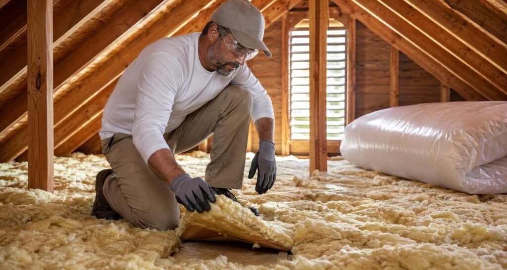 Inspecting Old Insulation Before Replacement